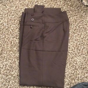 Brow dress slacks
